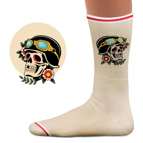 Socken Totenkopf 2